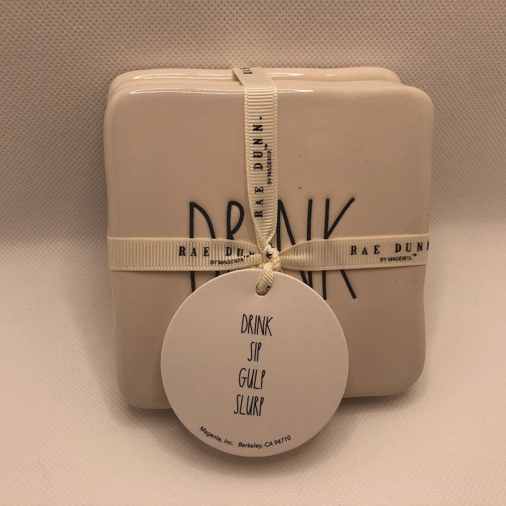 BNWT Rae Dunn Set of Coasters